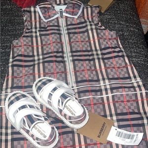Burberry dress and shoes